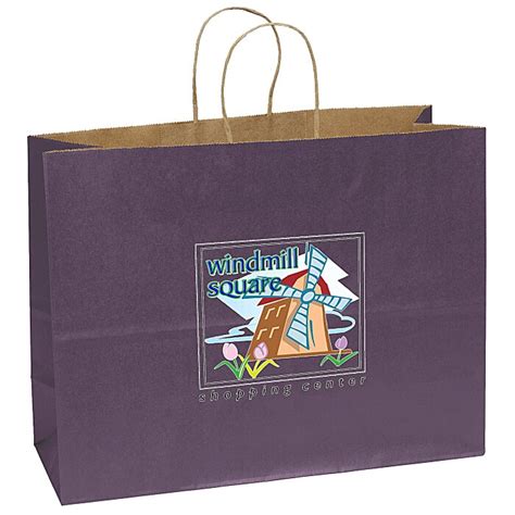 Matte Shopping Bag 12 X 16 Colored Full Color