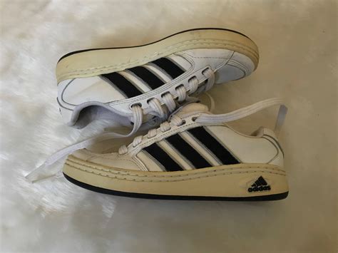 Vintage Adidas Tennis Shoes 3m Reflective Stripes 1999 Size Etsy