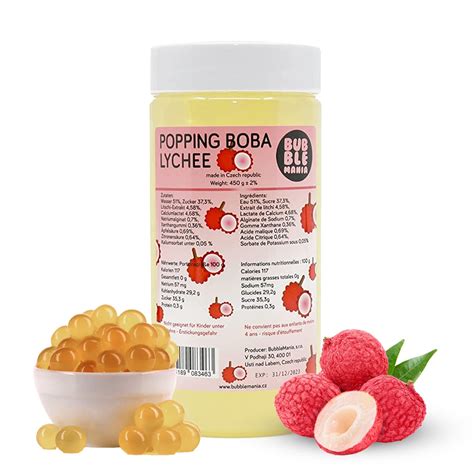 Buy Popping Boba Fruit Pearls For Bubble Tea Fruit Bursting Balls