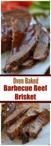 Oven Baked Barbecue Beef Brisket Small Town Woman