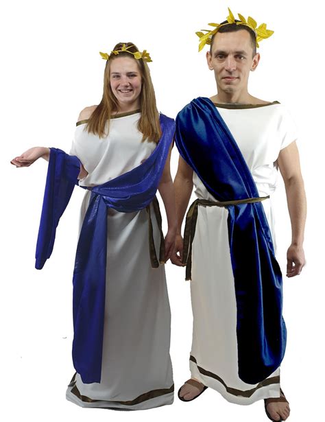 Greek God And Goddess Roman Senator Grecian Mythology Toga Robes Couples