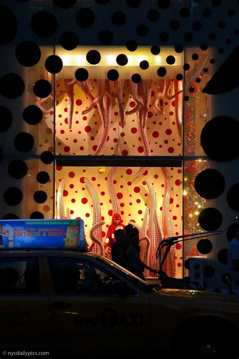 Police said a group of five to six males entered the store in. Louis Vuitton Fifth Avenue- display by Yayoi Kusama | I ...