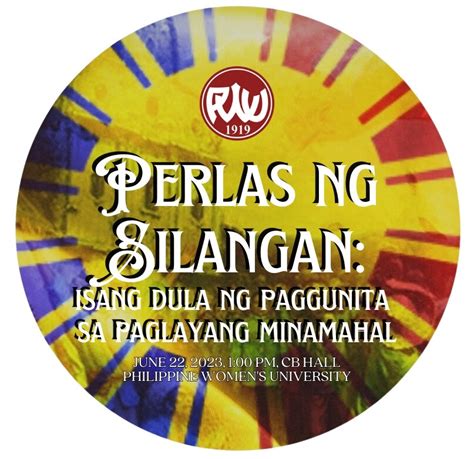 Perlas Ng Silangan Isang Dula Ng Paggunita Sa Paglayang Minamahal Manila