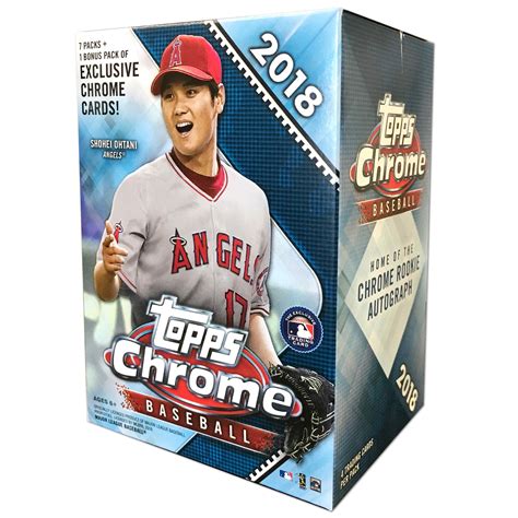 18 Topps Chrome Mlb Baseball Value Box Trading Cards