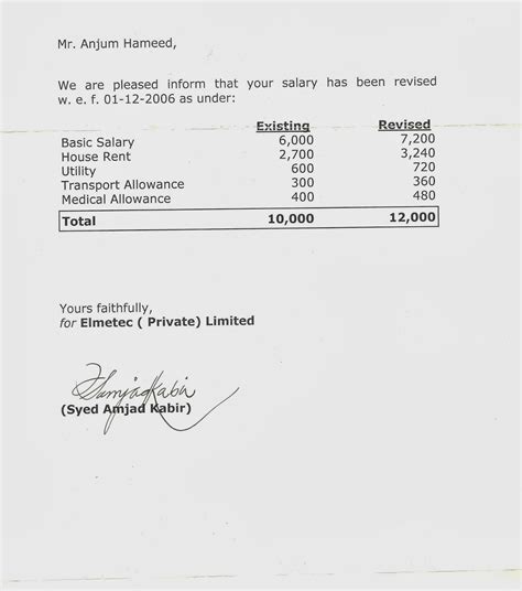 Salary Slip Sample Images Documentshubcom