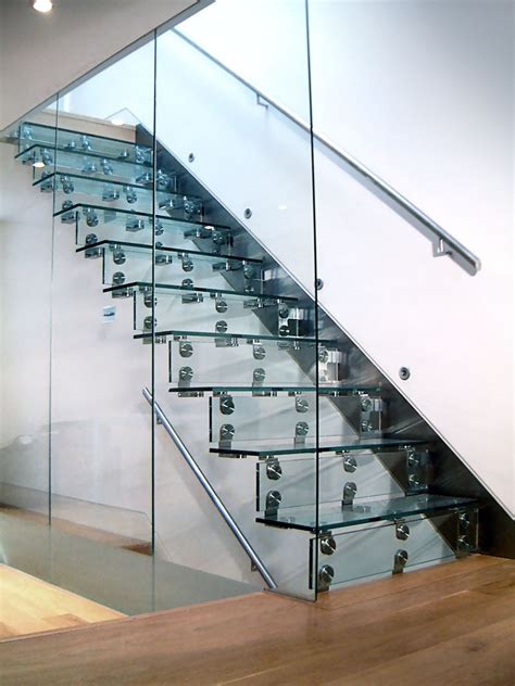 cantilever glass staircase john horton design and manufacture
