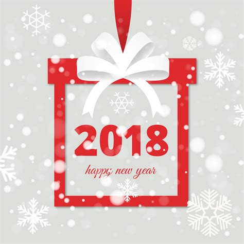 Create & design greeting cards to print or send online as ecards. Free Flat Design Vector New Year Greeting Card 171209 ...