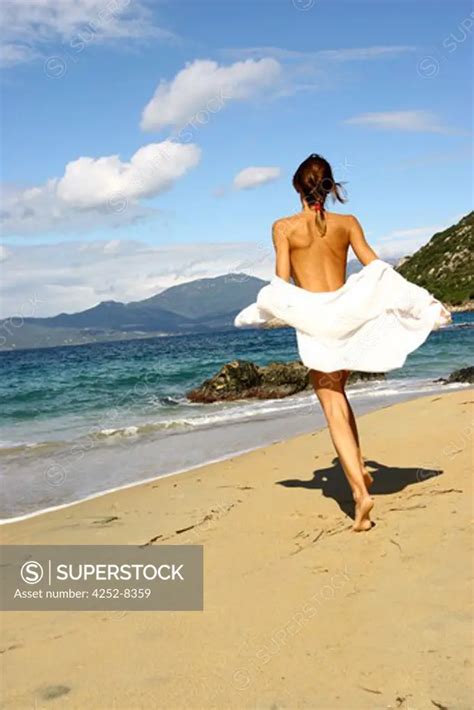 Naked Woman Beach SuperStock