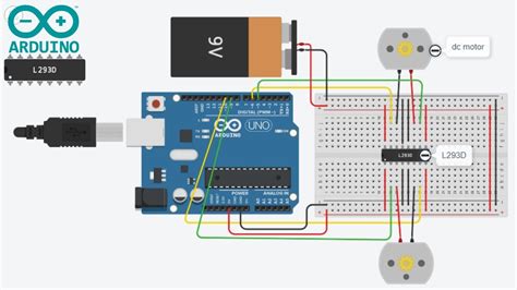 Dc Motor Control Using Arduino And L293d Kulturaupice