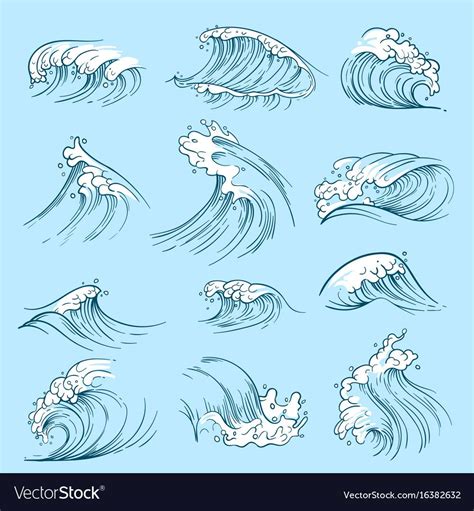 Pin By Christina Johnson On Inspiration Shit Ocean Wave Drawing Sea