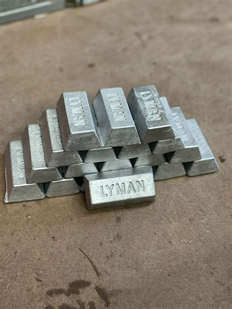 Lyman 20 Lb Pound Lead Ingots Fishing Weights Sinkers Bullet Casting