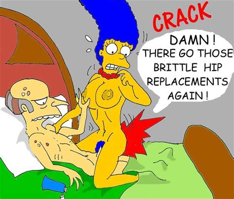Rule 34 Breasts Color Female Human Indoors Insertion Male Marge Simpson Montgomery Burns