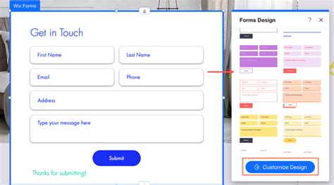 Wix Forms Designing Your Site Forms Help Center