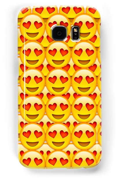 Heart Eyed Emoji Mobile Phone Case Clipart Large Size Png Image