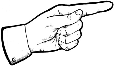 Hand Zeigefinger Clipart Strichmännchen Mit Zeigefinger Hand