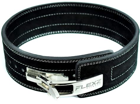 Flexzfitness Leather Power Lifting Belt For Men And Women Lower Back