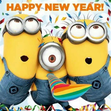 Pin By Sarah Hurwitz On The Minions Happy New Year Funny Happy New