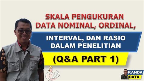 Skala Pengukuran Data Nominal Ordinal Interval Dan Rasio Dalam