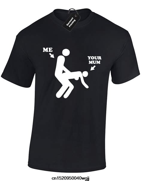 Jzecco Me Your Mum Mens T Shirt Funny Rude Explicit Content Design Joke