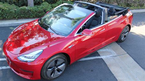 Heres A Convertible Tesla Model 3 For 30000 Plus The Price Of The Car