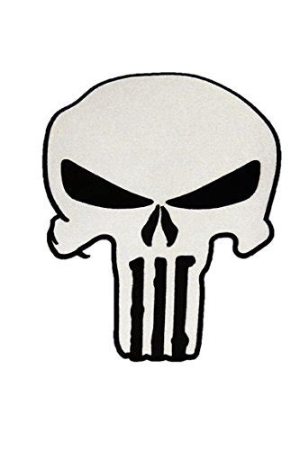 Large Biker Jacket Patch Punisher Skull Patch Iron Or Sew On 100