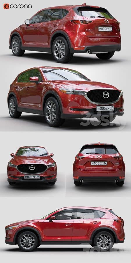 Mazda Cx 5 2017 3d Model Down3dmodels