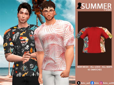 Summer T Shirt The Sims 4 Catalog