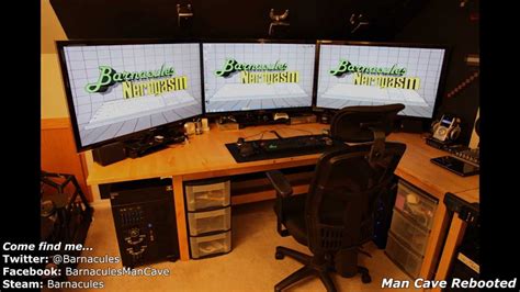 Best Gaming Room Tour Pc Xbox 360 Racing Simulator Huge Screens
