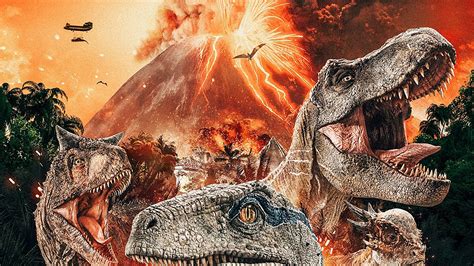 Jurassic World Fallen Kingdom Poster Has Dinosaurs Is A Clusterfk