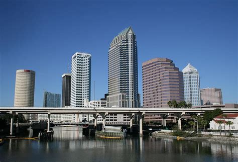 Hd Wallpaper Building Tampa Skyline Cityscape Florida