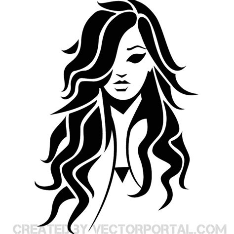 Curly Hair Vector At Collection Of Curly Hair Vector