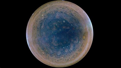 Jupiters South Pole From Juno The Planetary Society