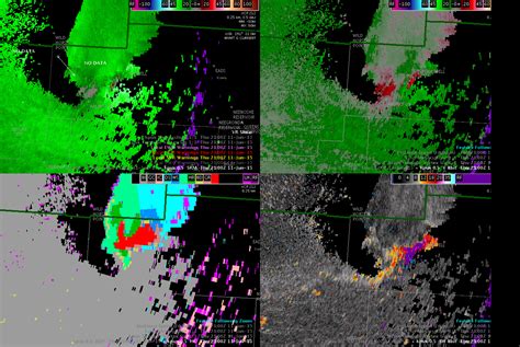 Using All Tilts Base Data To Interrogate Long Lived Supercell SE Of PUX