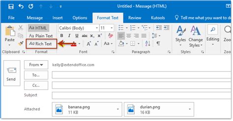 With the blank email message open, choose insert. How to insert/attach an image inline (in email body) in ...