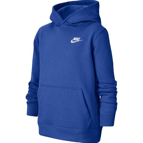 Kids Nike Sportswear Pullover Hoodie Game Royalwhite Soccerpro