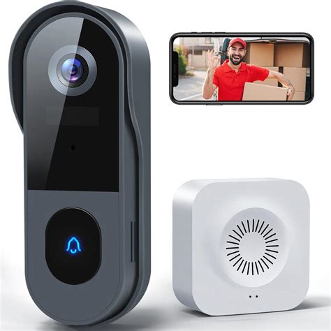 Xtu Wireless Wifi Video Doorbell Camera With Chime 1080p Hd Smart