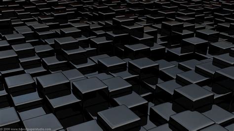 Download 3d Wallpaper Black Cube World X By Cassandrac3 3d