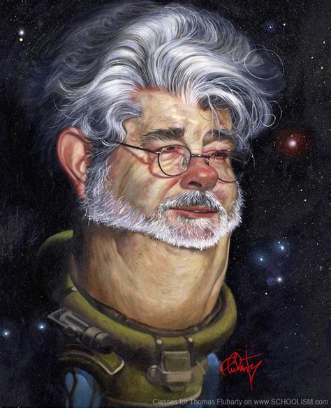 George Lucas By Tomfluharty On Deviantart Celebrity Caricatures