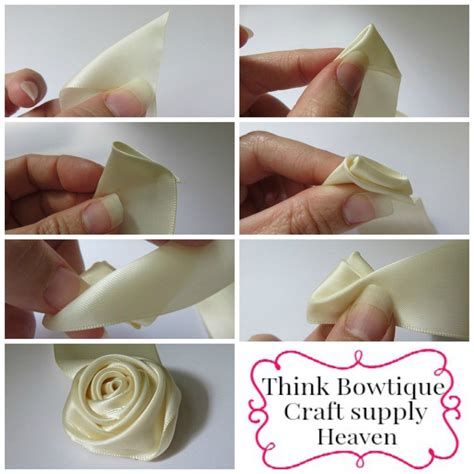 make a ribbon rolled rosette with think bowtique ribbon flowers bouquet ribbon rosettes satin