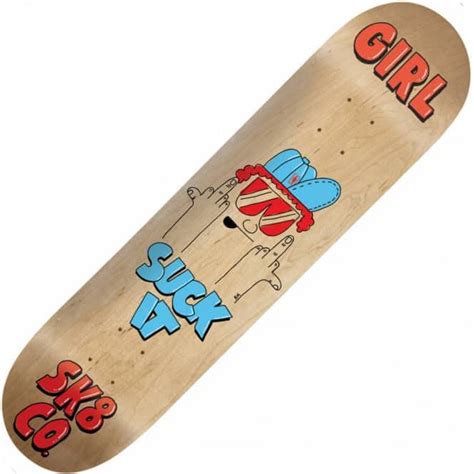 Girl Skateboards Girl Rick Howard Suck It Skateboard Deck 85