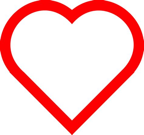 Red Heart Icon Illustration Love Signs In Red Colors 13083604 Png