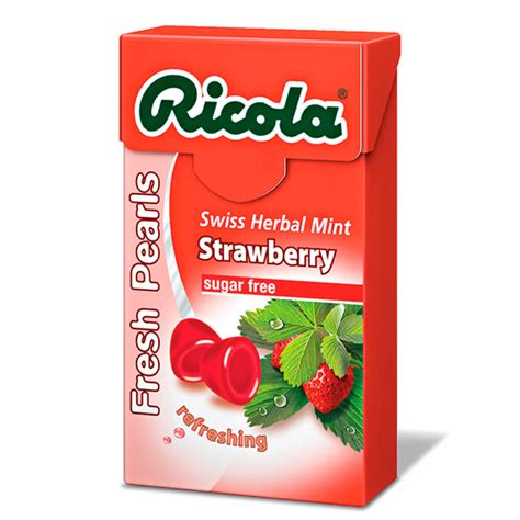 Ricola Sugar Free Candies Strawberry 25g Beauty The Shop The Best