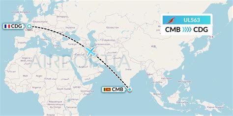 Ul563 Flight Status Srilankan Airlines Colombo To Paris Alk563