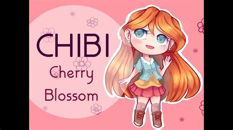 Speedpaint Chibi Cherry Blossom Youtube