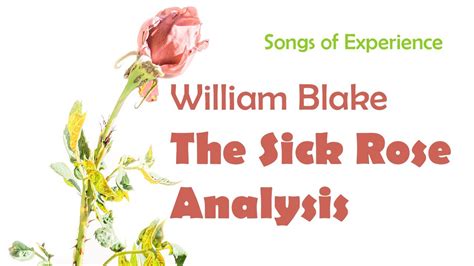 William Blake The Sick Rose Analysis Youtube