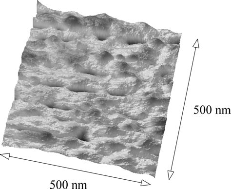 Atomic Force Micrograph Tapping Mode Of The Inner