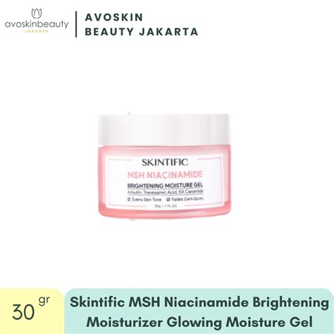 Jual Skintific Msh Niacinamide Brightening Moisturizer Glowing Moisture Gel 30g Shopee Indonesia