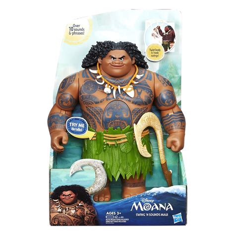 disney princess moana maui action figure toy brands a k casey s toys