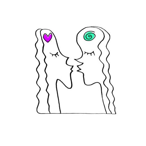 630 Grafiken Lizenzfreie Vektorgrafiken Und Clipart Zu Lesbian Kissing Istock