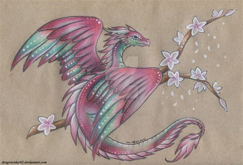 Pink Sakura Dragon By Dragonrider02 On Deviantart
